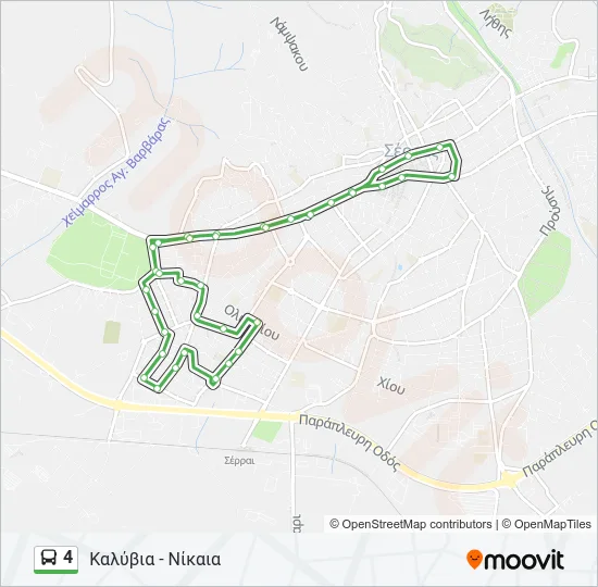 4 Bus Line Map