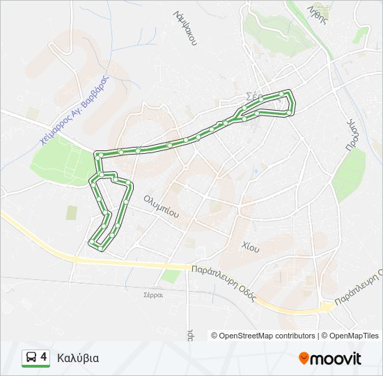 4 bus Line Map