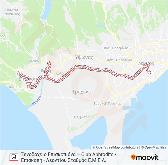 16Α  Line Map
