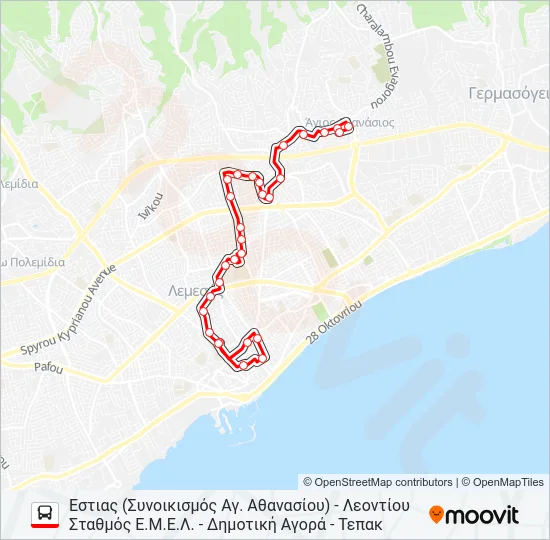 14A  Line Map