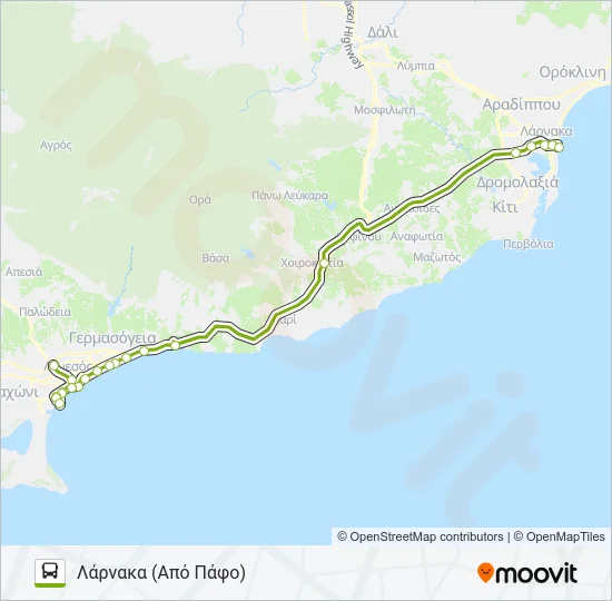 ICB Bus Line Map