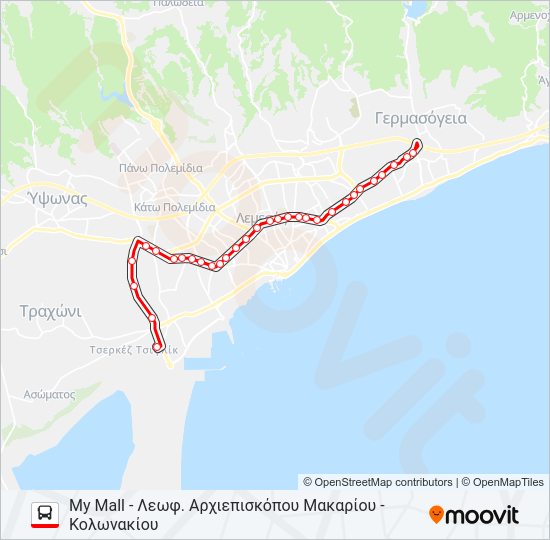 Χάρτης Γραμμής 21 