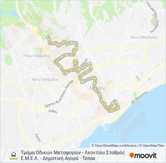 4Α  Line Map