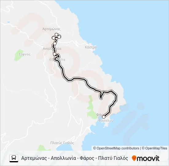2 Bus Line Map
