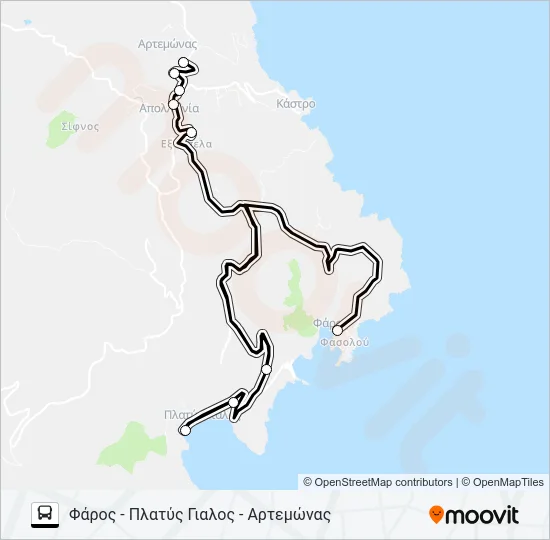 4 Bus Line Map