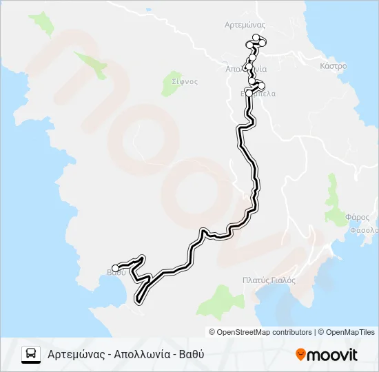 5 Bus Line Map