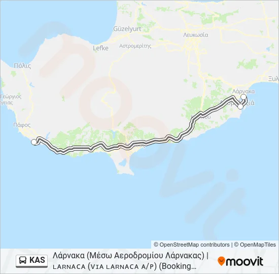 KAS Bus Line Map