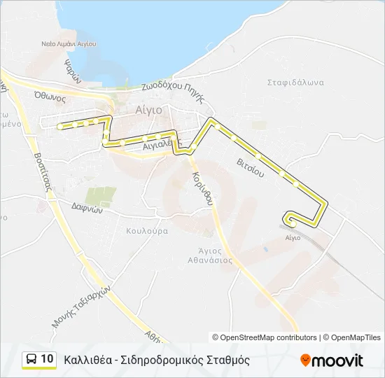 10 Bus Line Map