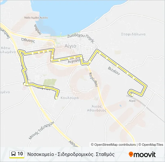 10 Bus Line Map