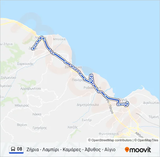 08 Bus Line Map