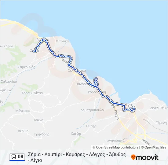 08 Bus Line Map