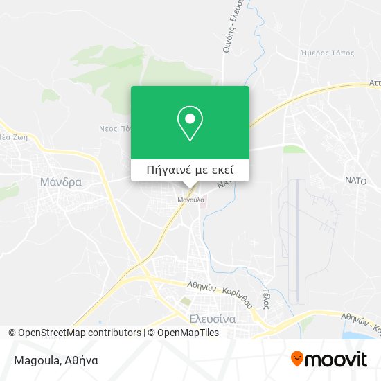 Magoula χάρτης