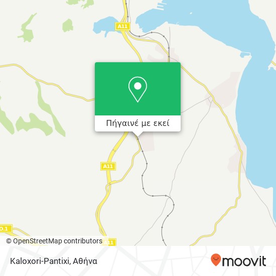 Kaloxori-Pantixi χάρτης