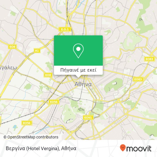 Βεργίνα (Hotel Vergina) χάρτης