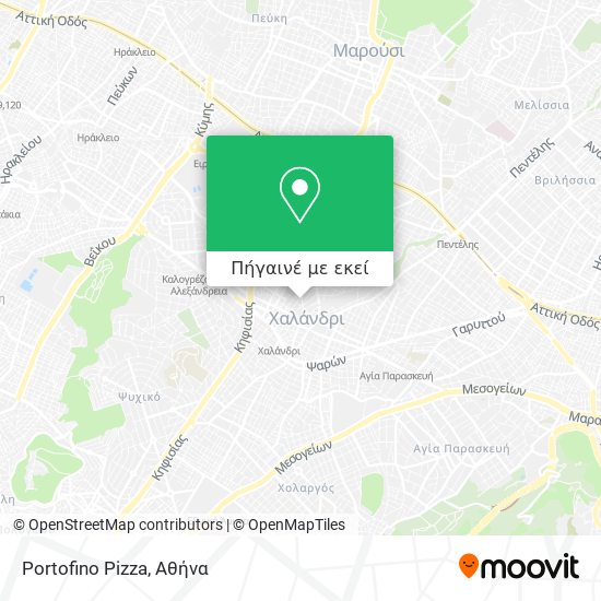 Portofino Pizza χάρτης