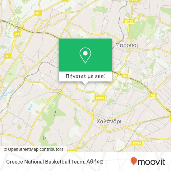 Greece National Basketball Team χάρτης