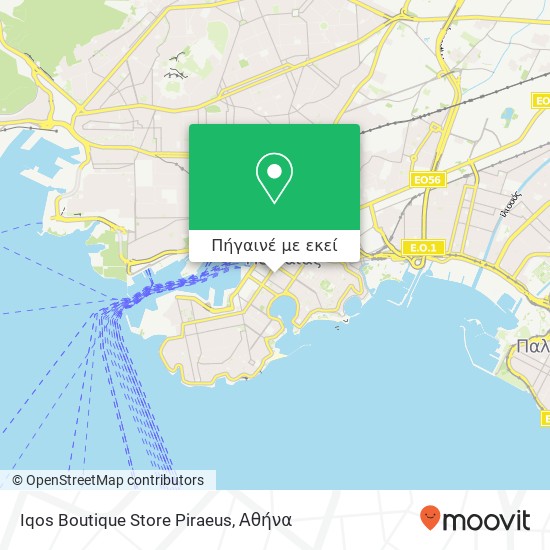 Iqos Boutique Store Piraeus χάρτης