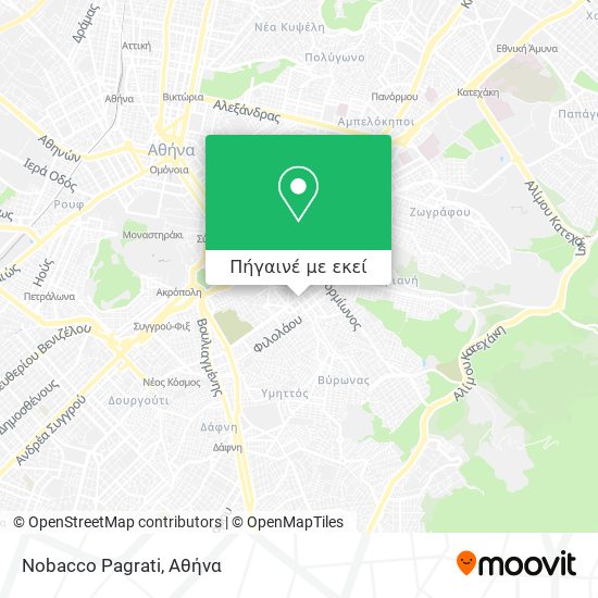 Nobacco Pagrati χάρτης