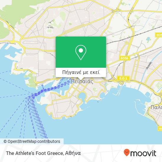 The Athlete's Foot Greece χάρτης