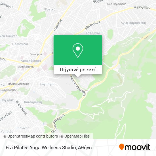 Fivi Pilates Yoga Wellness Studio χάρτης