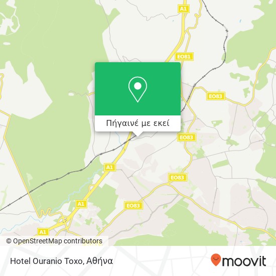 Hotel Ouranio Toxo χάρτης