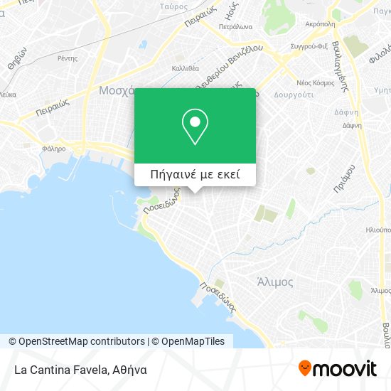 La Cantina Favela χάρτης