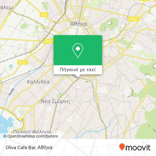 Oliva Cafe Bar χάρτης