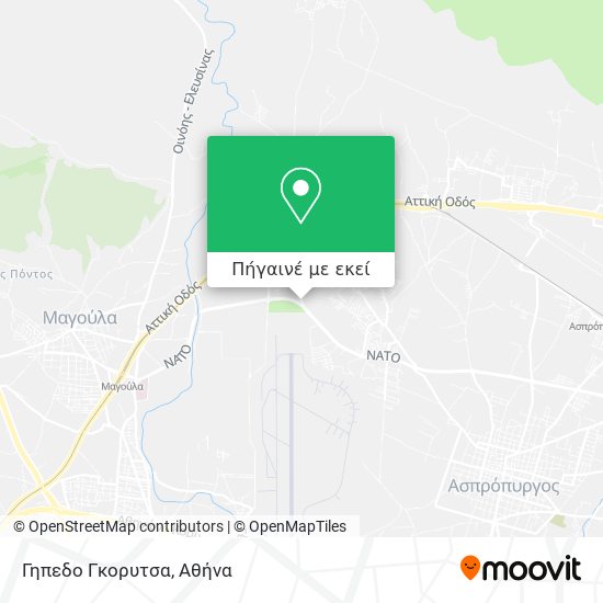 Γηπεδο Γκορυτσα χάρτης