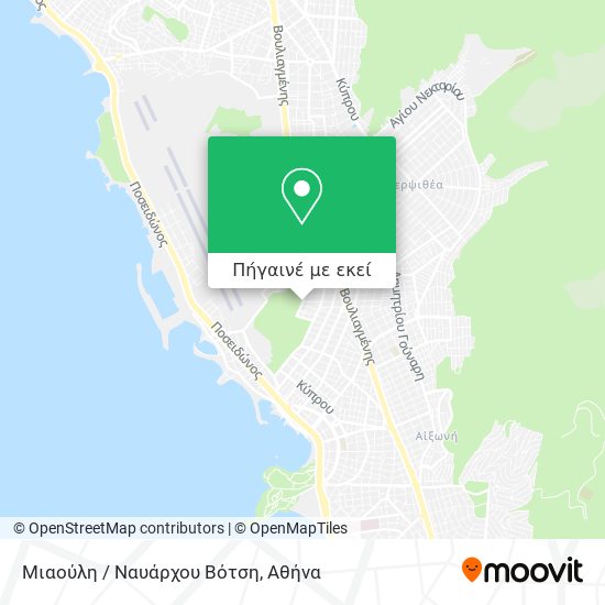 Μιαούλη / Ναυάρχου Βότση χάρτης