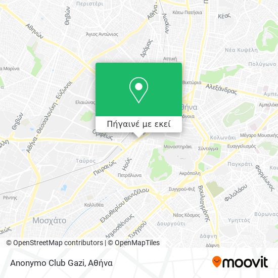 Anonymo Club Gazi χάρτης