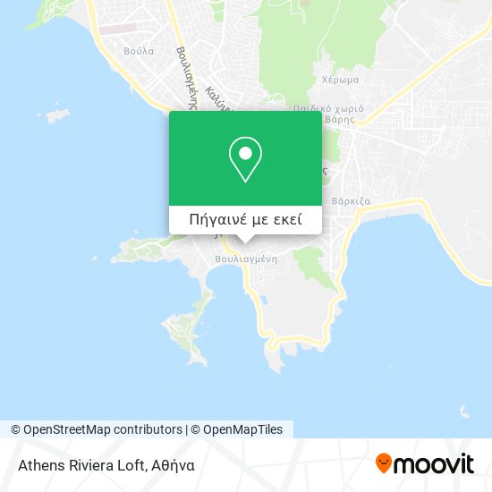 Athens Riviera Loft χάρτης