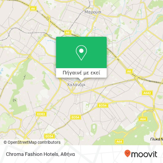 Chroma Fashion Hotels χάρτης