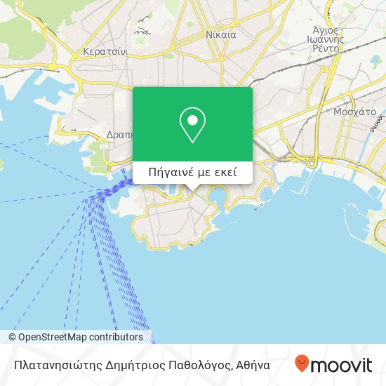 Πλατανησιώτης Δημήτριος Παθολόγος χάρτης