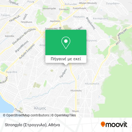Strongylo (Στρογγυλο) χάρτης