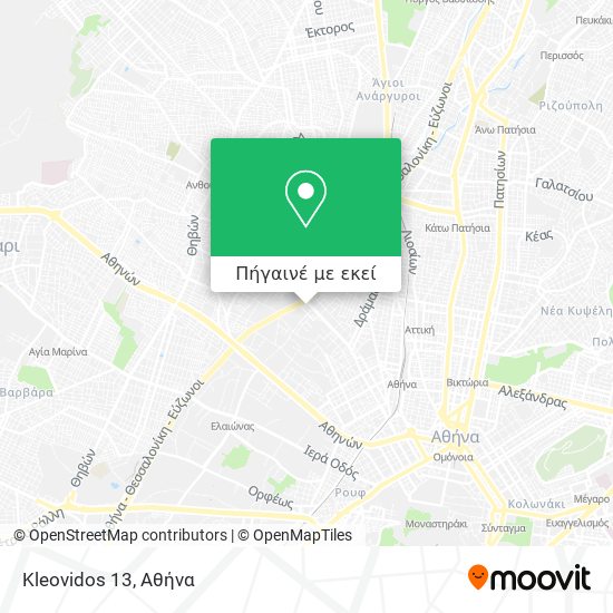 Kleovidos 13 χάρτης