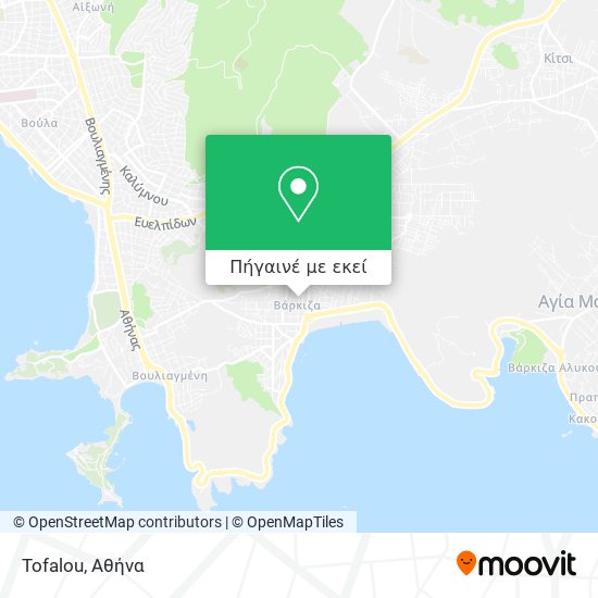Tofalou χάρτης