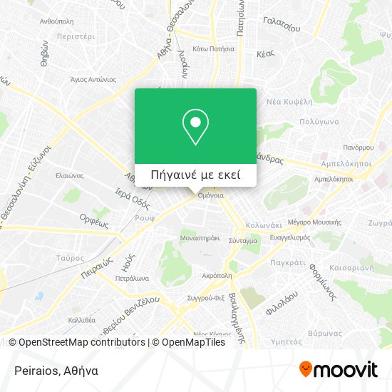 Peiraios χάρτης