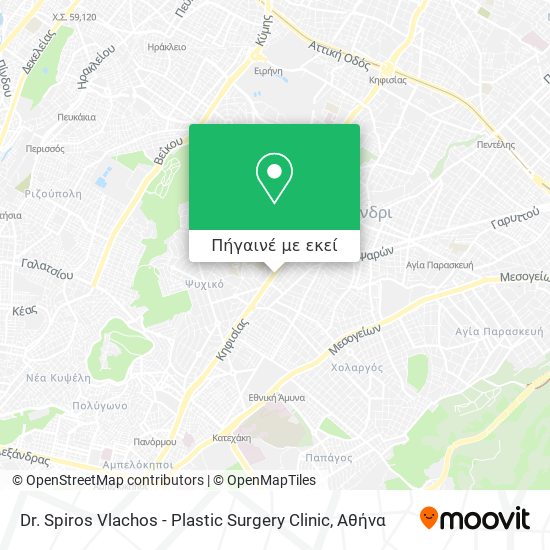 Dr. Spiros Vlachos - Plastic Surgery Clinic χάρτης