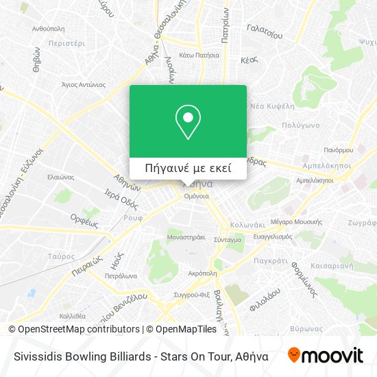 Sivissidis Bowling Billiards - Stars On Tour χάρτης