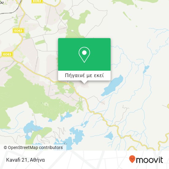 Kavafi 21 χάρτης