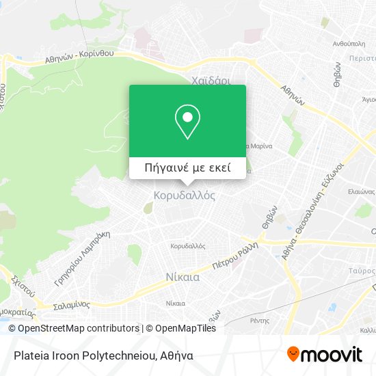 Plateia Iroon Polytechneiou χάρτης