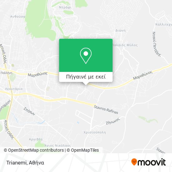 Trianemi χάρτης