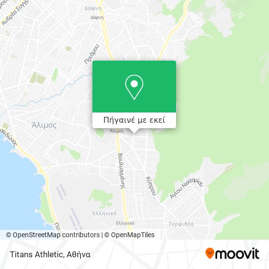 Titans Athletic χάρτης