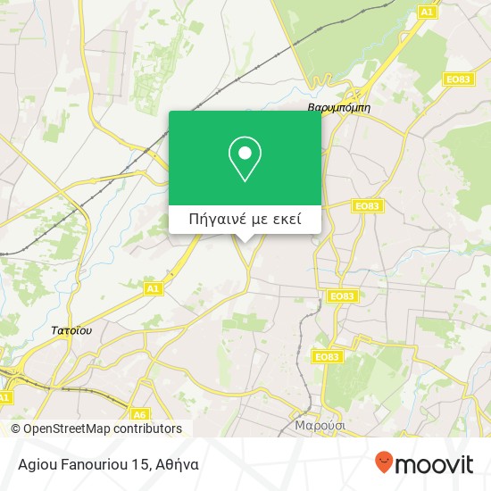 Agiou Fanouriou 15 χάρτης