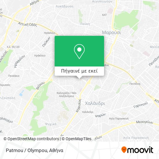 Patmou / Olympou χάρτης