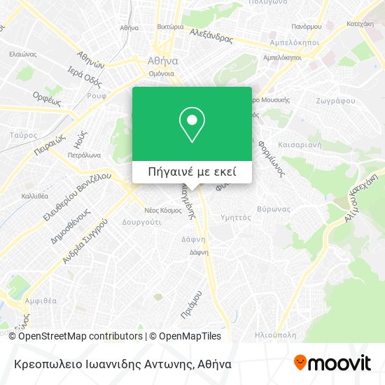 Κρεοπωλειο Ιωαννιδης Αντωνης χάρτης