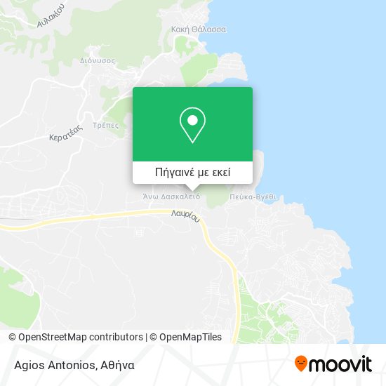 Agios Antonios χάρτης