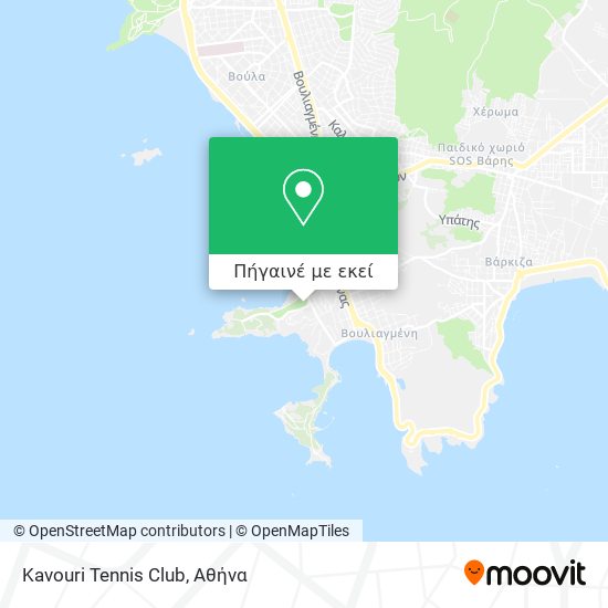 Kavouri Tennis Club χάρτης