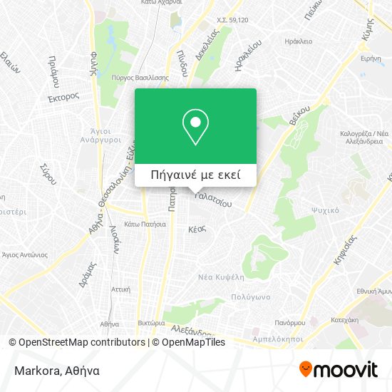 Markora χάρτης