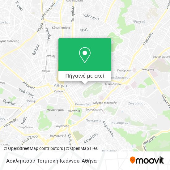 Ασκληπιού / Τσιμισκή Ιωάννου χάρτης